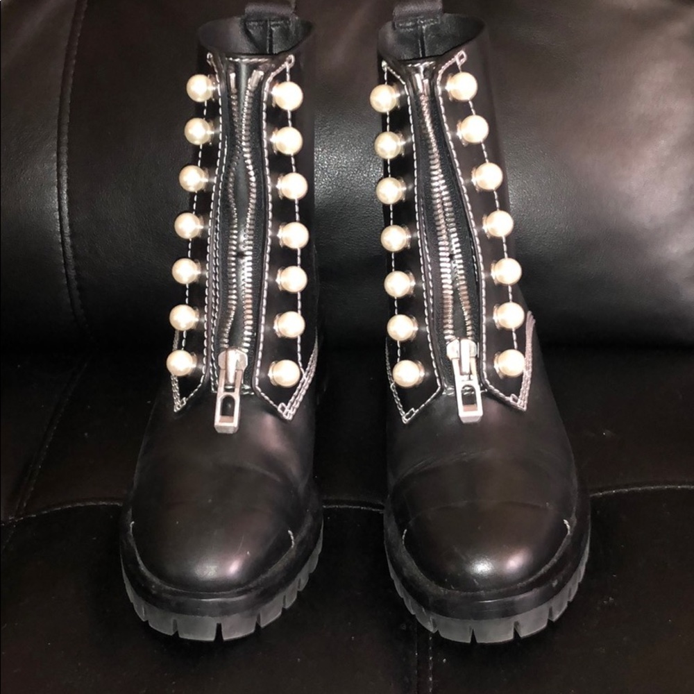 Phillip Lim pearl combat boat
